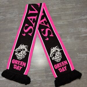 Green Day Savior Tour 2024 Scarf Brand New Punk Rock